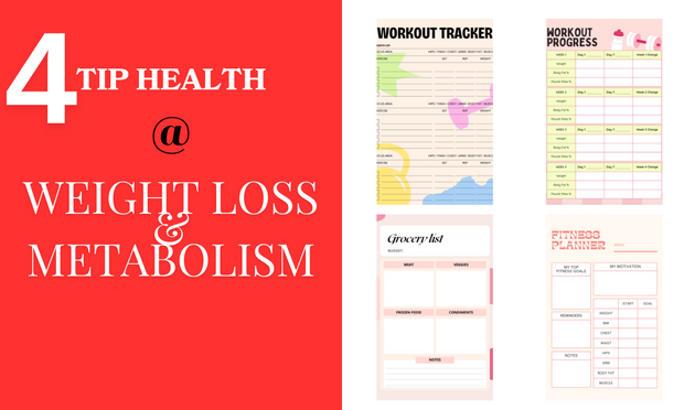 4 TIP HEALTH WEIGHT LOSS & METABOLISMWEIGHT LOSS & METABOLISM