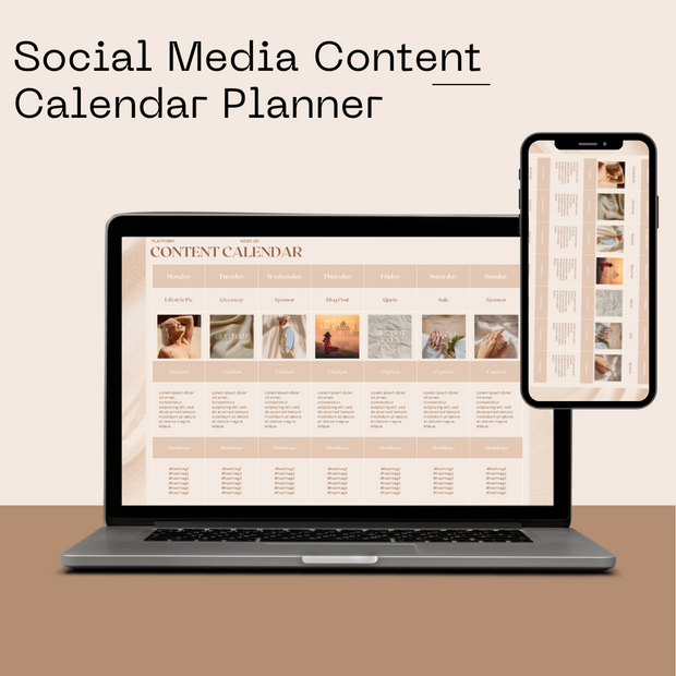 Social Media Content Calendar Planner