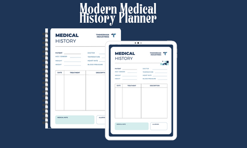 Modern Medical History Planner